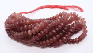 ลูกปัดควอตซ์สตรอเบอร์รี่สีชมพู AAA รูปทรงกลมเรียบ ขนาด 11-13 มม. ควอตซ์สตรอเบอร์รี่ไล่เฉดสี ความยาว 16 นิ้ว ลูกปัดควอตซ์สตรอเบอร์รี่ธรรมชาติแบบเม็ดเดี่ยว - Product Image 5