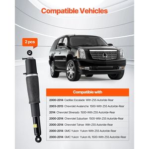 2 Amortiguadores Traseros Compatibles con Cadillac Escalade, Chevrolet Avalanche/Silverado/Suburban/Tahoe, GMC Yukon - Product Image 2