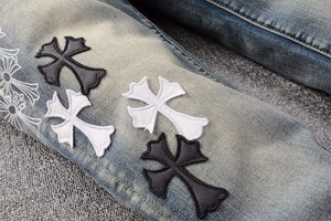 Jeans en denim pour hommes personnalisables, coupe droite décontractée, pantalon slim pour garçons, tissu de bonne qualité pour jeans - Product Image 5