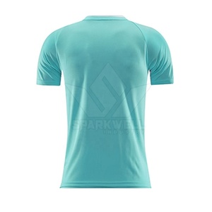Unisex <b>Light</b> Blue Team <b>Name</b> Print Moisture Wicking Short Sleeve Soccer Jersey Crew Neck Regular Fit Polyester Sport Wear Custom - Product Image 2