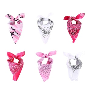 Pañuelos de algodón de alta calidad, pañuelo vaquero, cinta para el pelo, accesorios para el cabello - Product Image 4