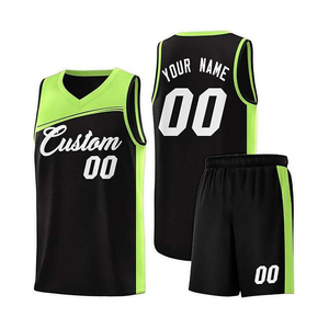 Uniforme de basket-ball de haute qualité, couleur noire, prix de gros, service d'impression OEM, uniformes de basket-ball pour garçons et filles - Product Image 4
