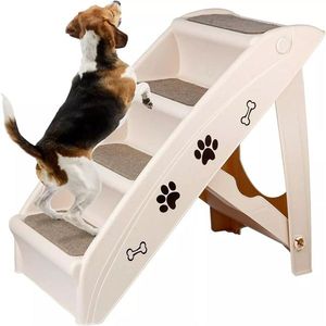 Rampe pliable pour chien Tan, escalier, marches, meubles et accessoires pour animaux de compagnie de qualité supérieure - Product Image 2