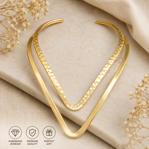 Wholesale Handmade Brass Hasli <b>Necklace</b> | Solid Brass Collar <b>Necklace</b> | Traditional Statement Jewelry | OEM & ODM Jewelry Manufa - Product Image 5