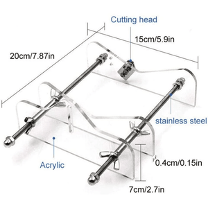 Kit de manualidades de vidrio DIY de EE. UU. Máquina cortadora de botellas para tarros de vino y cerveza Herramientas de reciclaje para diseño creativo - Product Image 2