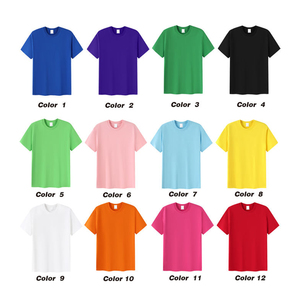 Camisetas casuales de manga corta para hombre, diseño personalizado, transpirables, de punto, cuello redondo, tallas grandes, camisetas lisas para hombre en venta - Product Image 2