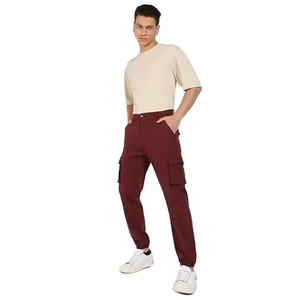 Pantalones Cargo Personalizados para Hombre, Diseño Casual Ligero de Corte Recto con Logotipo Personalizado, Tela de Lona Transpirable de Alta Calidad - Product Image 4