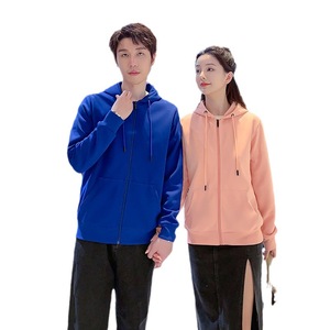 High Quality Women Sweater Long Sleeve Zipper Hooded Sweatshirt Logo Printed Class Party Uniform - Product Image 5