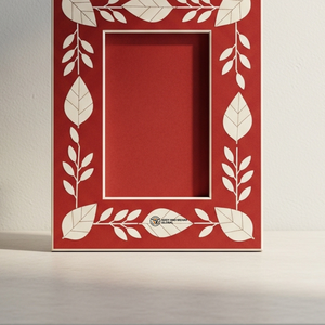 Red Bone Inlay Picture <b>Frame</b> Luxury Handmade Home Decor - Product Image 4