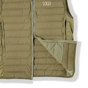 Premium Quality Men's Insulated Lightweight <b>Puffer</b> Men's <b>Vest</b> Custom Windbreaker Padded Sleeveless <b>Puffer</b> <b>Vest</b> - Product Image 5