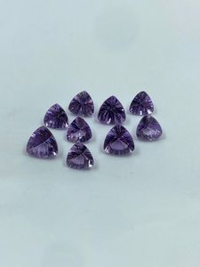 Piedra Preciosa de Amatista Púrpura Natural, Corte Trillón, 10.14 Quilates, Alta Calidad, 6.50-8MM, 9 Piezas para Joyería - Product Image 5