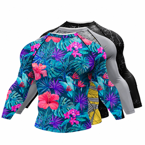 Camiseta de Manga Larga Unisex para Jiu Jitsu Brasileño, Grappling, MMA, Fitness y Artes Marciales, con Estampado por Sublimación - Product Image 1