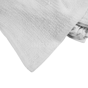 Paños de Limpieza Comerciales de Algodón 100% Acordonados, 16x19, 32 oz, Súper Absorbentes, Blancos, para Restaurantes, Directo del Fabricante Indio, al por Mayor - Product Image 6