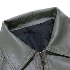 Veste d'hiver en cuir de haute qualité pour homme, design personnalisé, prix avantageux, marque privée, logo sur le devant, écologique - Product Image 2