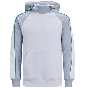 Sudadera de algodón con capucha para niño, jersey liso de manga larga, informal, ajustado, venta al por mayor - Product Image 4