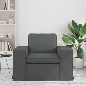 โซฟาผ้าสีเทาเข้มขนาด40.55x31.50x32.28นิ้วสำหรับห้องนั่งเล่น - Product Image 3