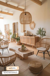 Rollo de correas de ratán natural hecho a mano, ideal para interiores ecológicos, muebles retro y arte de pared DIY - Product Image 2