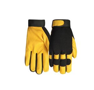Gants de mécanicien en cuir personnalisés Texture lisse Durable XS S XL Tailles Gants de sécurité mécaniques - Product Image 3