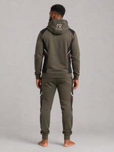 Survêtement pour homme à manches longues et en tissu léger, haut de survêtement tendance pour homme, coupe ajustée, survêtement de sport pour homme, service OEM - Product Image 3