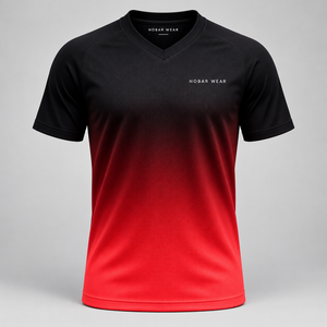 เสื้อฟุตบอลแขนสั้นผู้ชาย โนบาร์ เวียร์ คอวี คัลเลอร์บล็อก เสื้อกีฬาคอวี คัลเลอร์บล็อก เสื้อฟุตบอลแขนสั้นผู้ชาย - Product Image 5