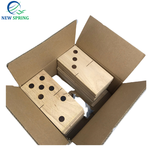 โดมิโนขนาดใหญ่ชุด28ชิ้นสำหรับเกมกลางแจ้งที่มีถุงผ้าใบเกมกระดาน - Product Image 1