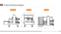 Scelleuse de cartons électrique haute vitesse H-Bar pour emballage supérieur et inférieur, machine à banderoleuse de sacs, ligne automatisée pour la logistique d'entrepôt, certifiée CE