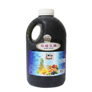 Sirop de sucre aromatisé à la rose de qualité supérieure, concentré de jus floral naturel pour café, cocktails, thé au lait, desserts, ingrédients pour boissons en boutique - Product Image 2