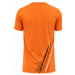 เสื้อยืดผู้ชายผ้าฝ้าย 100% สวมใส่สบาย พิมพ์โลโก้ตามสั่ง ดีไซน์โดดเด่น ทรงหลวม ออกแบบเองได้ - Product Image 4