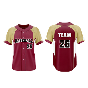 Camiseta de Béisbol Personalizada para Hombre y Mujer, Ropa Deportiva Transpirable de Secado Rápido, Impresión Digital, Uniforme de Béisbol de Talla Grande para Equipo - Product Image 5