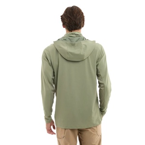 Camisa de Pesca Personalizada al por Mayor 2026, 100% Poliéster, Manga Larga, Secado Rápido por Transferencia Térmica, Transpirable, UPF 50, Ropa para Hombre - Product Image 3