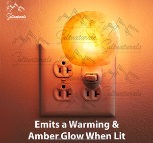 Lampe de sel en cristal de l'Himalaya du fabricant pakistanais en forme de boule Veilleuse Style Feng Shui Energies Rajeunissant Artisanat Naturel - Product Image 2