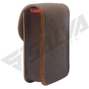 Étui à cartes en cuir véritable avec fermeture à pression, étui de voyage, cadeaux pour joueurs de poker, sac à cartes gravé - Product Image 4