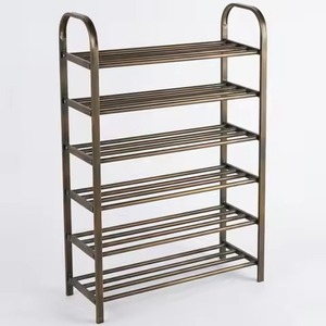 Modern Design Free Standing Metal Shoe Rack Organizer Iron Storage Shelf For Entryway Space Saving Home Furniture Shoe Stand - Product Image 3