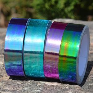 Cinta Adhesiva Holográfica Metalizada PET para Estampado en Caliente, para Pegatinas, Color Arcoíris, Personalizable - Product Image 4