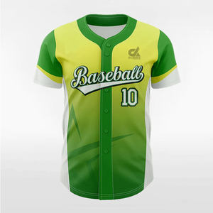 Camiseta de Béisbol Personalizada 2025 con Camuflaje Multicolor, Diseño Abstracto en Patchwork, Uniforme de Equipo con Botones, Nombre y Número Personalizados, Estilo Profesional - Product Image 4