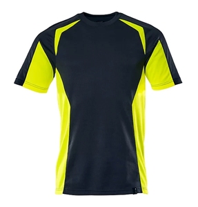 T-shirt à manches courtes pour homme en polyester de haute qualité, respirant, décontracté, vêtements pour homme, sport d'été, logo personnalisé - Product Image 6