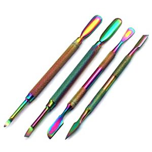 Fine Touch Durable Stainless Steel Cuticle Pusher <b>Tool</b> For Dead Skin Removal <b>Nail</b> Cleaning And Manicure Preparation - Product Image 3