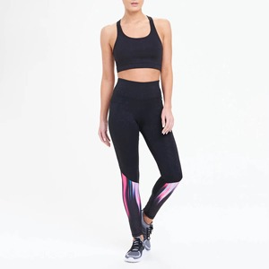New Custom Logo Print Women <b>Leggings</b> Mid Waist Solid <b>Pattern</b> Spandex/Nylon Scrunch Butt Fitness Pants Style High Quality OEM - Product Image 1