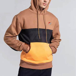 เสื้อฮู้ดผู้ชาย ผ้าฝ้าย 100% รับทำโลโก้ตามสั่ง เสื้อฮู้ดสตรีทแวร์สำหรับผู้ใหญ่ - Product Image 4