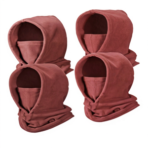 Masque facial balaclava unisexe 100% polyester pour adulte, 56-58 cm, multicolores, avec capuche et cache-cou - Product Image 2