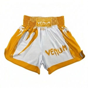 กางเกงมวยไทยสั่งทำขายส่ง ยูนิเซ็กซ์ กางเกงชกมวย Venum สำหรับผู้ชาย ผ้าโพลีเอสเตอร์ 100% แห้งเร็ว ชุดสำหรับศิลปะการต่อสู้ - Product Image 3