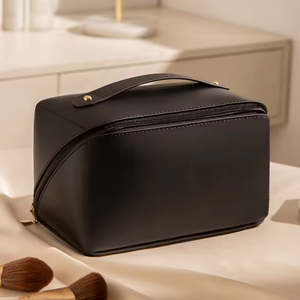 Custom Logo PU Makeup <b>Bag</b> Cosmetic Travel Toiletry <b>Bag</b> Waterproof Portable Beauty Organizer Pouch for Women Promotional Gift - Product Image 2