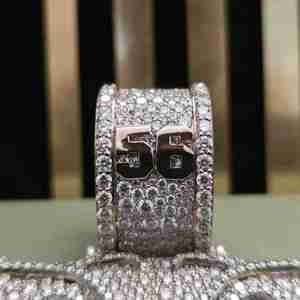 Colgante Unisex de Acero Inoxidable BIG NELLY Hip Hop con Incrustaciones de Moissanita, Joyería Exclusiva de 161CT para Cualquier Ocasión - Product Image 3