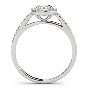 IGI Certified <b>Cushion</b> Lab Grown Diamond Halo Bridal <b>Ring</b> Set 10K 14K 18K Gold 925 935 Silver Fine Jewelry - Product Image 4