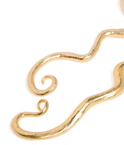 Indian Handicraft Unique Design Gold Silver Color Serving Set - Product Image 3