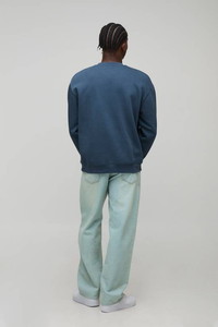 Sweat-shirt en molleton 100% coton à coupe régulière, imprimé numérique personnalisé, poids lourd, vente en gros, uni, teint en pièce, pour l'hiver - Product Image 2