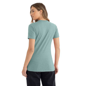 Camisetas para Mujer, Mezcla de Algodón Suave, Cuello Redondo, Tallas S - 4XL, Corte Atlético, Lisas y con Logotipo, Camisetas Básicas para Hombre y Mujer, Cómodas - Product Image 2