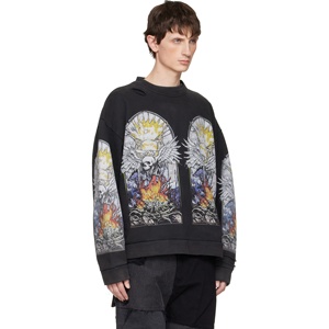 Ensemble de survêtement imprimé à motif intégral, col rond, design personnalisé, tenue de sport athlétique, ensemble de jogging, mode urbaine, vêtements de sport, sérigraphie - Product Image 4