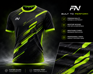 เสื้อฟุตบอลสั่งทำพิเศษ พิมพ์ลายแบบ Sublimation เต็มตัว ผ้าคุณภาพสูง ทนทาน สำหรับทีมมืออาชีพและสโมสร  รับผลิตเสื้อแฟนคลับตามแบบ OEM - Product Image 1