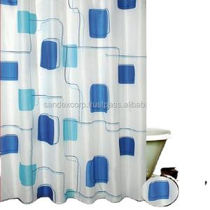 Printed Design Shower <b>Curtain</b> for Window and Bathroom <b>Curtain</b> Supplier in India - Product Image 1